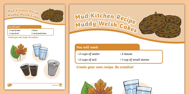 Mud Kitchen Welsh Recipe: Muddy Welsh Cakes (Lehrer gemacht)