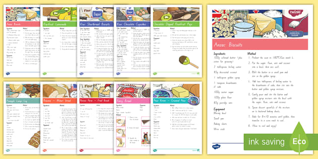 NZ Kiwiana Recipes Pack - Years 0-2 (teacher made) - Twinkl