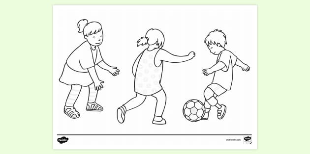 Football, soccer match coloring page - Topcoloringpages.net