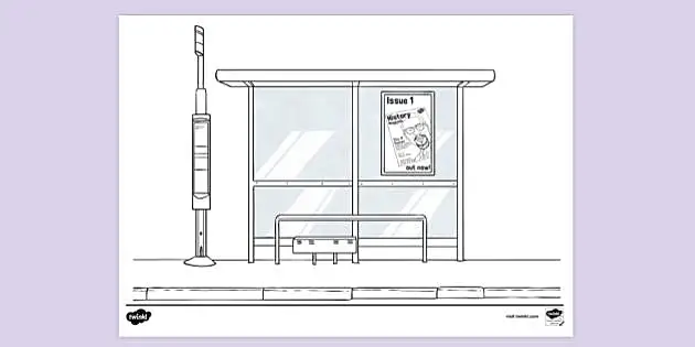 Bus Stop Sketch Stock Vector (Royalty Free) 432995620 | Shutterstock