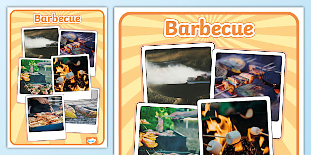 Barbecue Photo Display Poster Professor Feito Twinkl