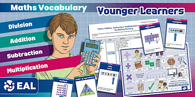 👉 EAL Younger Learners Vocabulary Teaching Pack for Maths