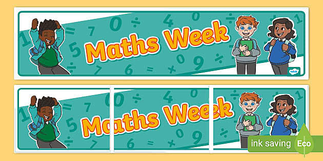 👉 Maths Week Display Banner (teacher made) - Twinkl