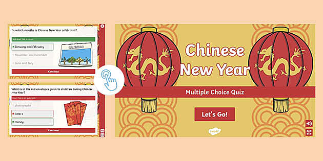 Chinese New Year Quiz - Interactive Quiz | Twinkl - Twinkl