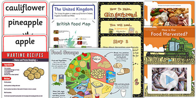 KS1 British Food Fortnight Resource Pack