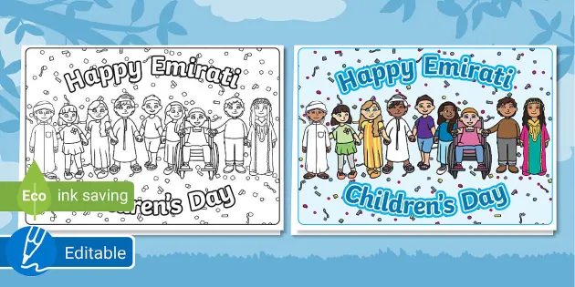 Colorful Drawing Childrens Day Card Stock Photo - Download Image Now -  Abstract, Art, Backgrounds - iStock