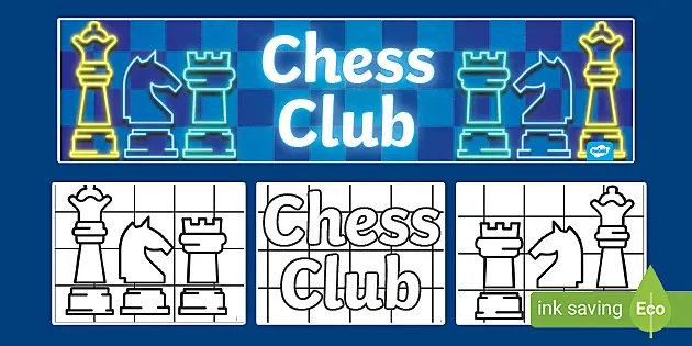 Chess Club Moves Reference Poster Set Bulletin Board Decorations Handouts