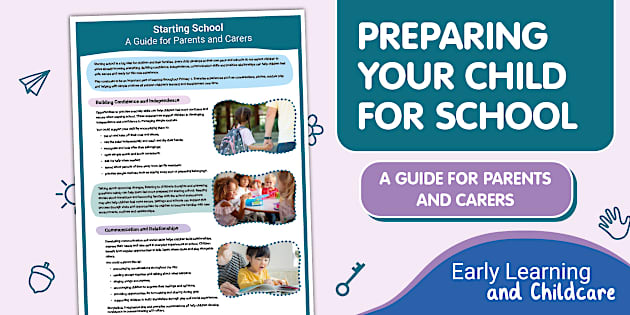Starting School: A Guide for Parents and Carers