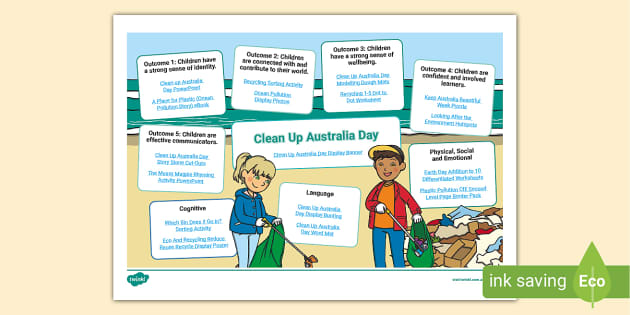 Clean Up Australia Day Topic Planner (teacher made) - Twinkl