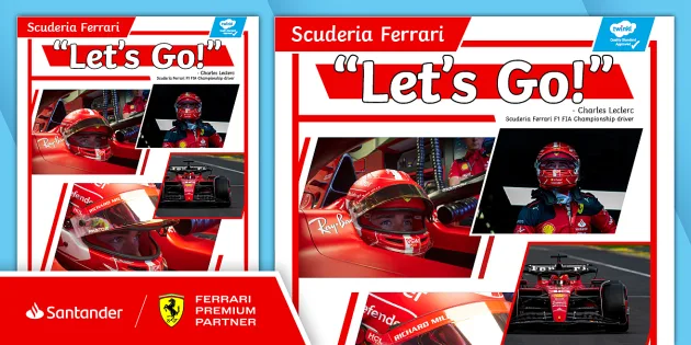 FREE! - Scuderia Ferrari: As partes do carro de F1 - Twinkl