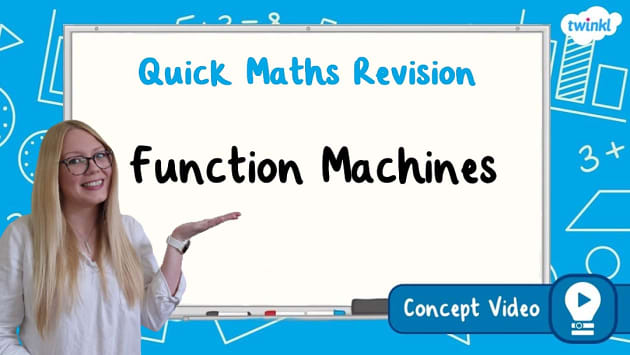 FREE! - 👉 Function Machines | KS2 Maths Concept Video