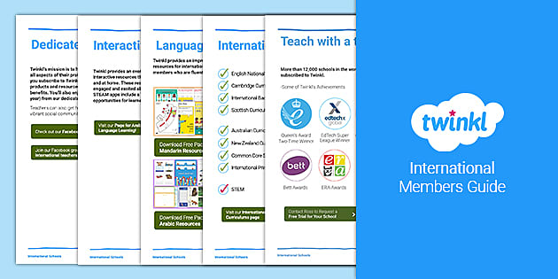 FREE! - International Membership Guide - Twinkl