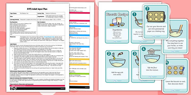 Biscuits EYFS Adult Input Plan and Resource Pack to Support Teaching on The