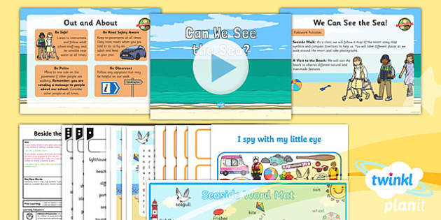 Geography: Seaside Topic KS1 - Year 2 Lesson Pack 6 - Twinkl