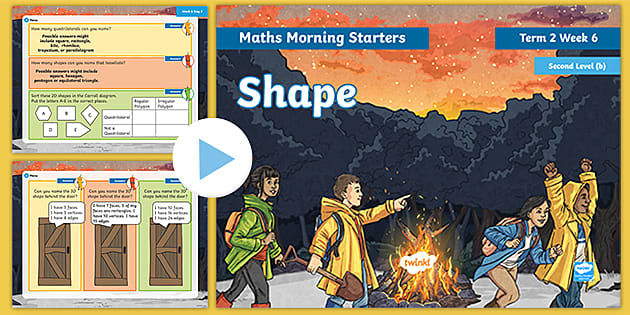 Maths Morning Starters Second Level (b) Term 2 Week 6 PowerPoint