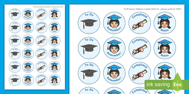 Graduation-Themed Planner Stickers (teacher made) - Twinkl