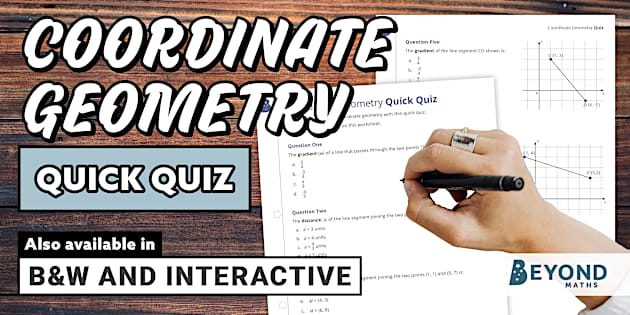 Coordinate Geometry Quiz
