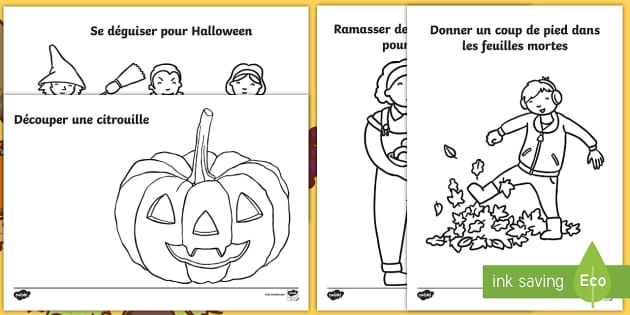 Coloriages Ce Que L On Fait En Automne Teacher Made