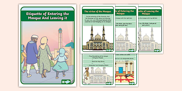 Etiquette of Entering the Mosque (teacher made) - Twinkl