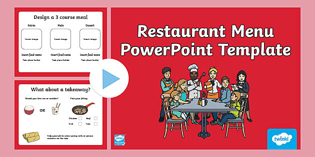 powerpoint restaurant menu template