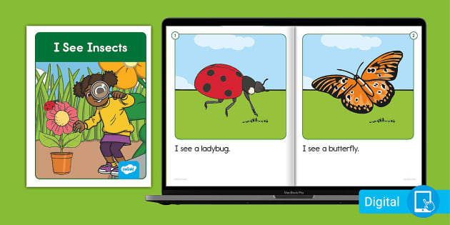 I See Insects Early Emergent Reader EBook teacher Made 