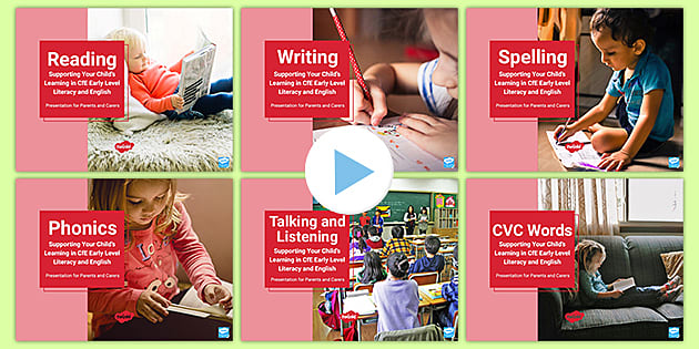 Supporting Your Child's Learning In Literacy And English PowerPoint Pack