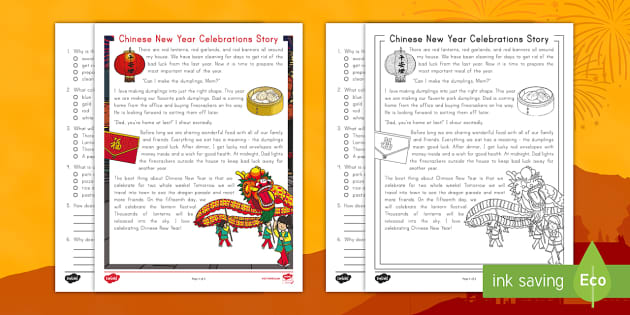 essay on chinese new year
