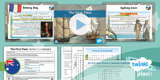 Year 4 HASS History The First Fleet Lesson 3 - Twinkl