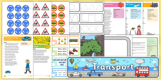 travel and transport eyfs