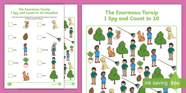 The Enormous Turnip I Spy and Count to 10