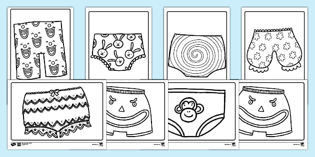 Pants coloring pages best sale