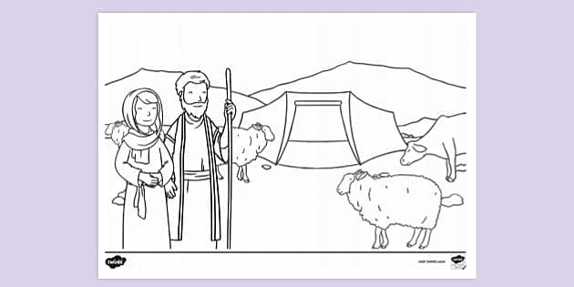 kids bible stories and coloring pages