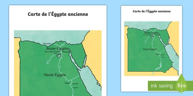 Panneau D Affichage A3 Carte De L Egypte Ancienne