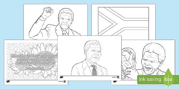 Nelson Mandela Coloring Page - Free Printable Coloring Pages for Kids