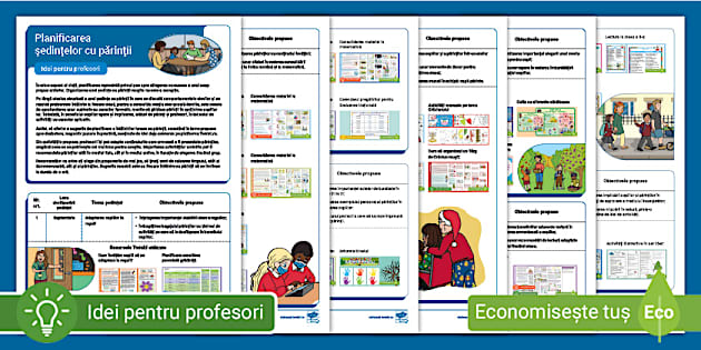 GRATUIT Planificarea ședințelor cu părinții – Idei pentru profesori