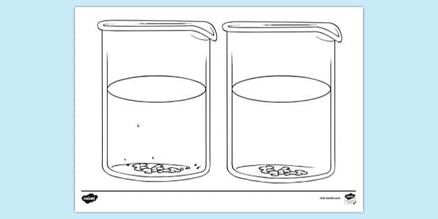 Potassium Permanganate Diffusing Colouring Sheet Twinkl