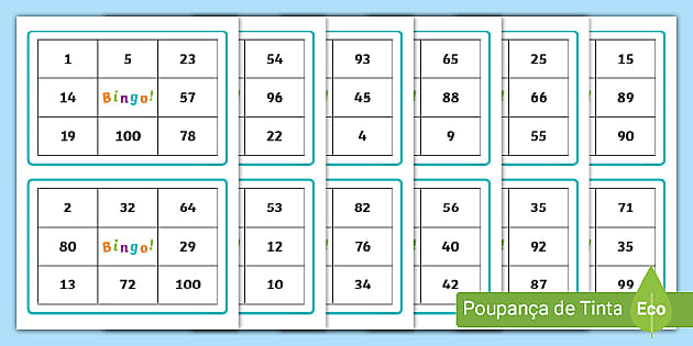 Bingo da Tabuada  Tabuada, Bingo, Jogos matemáticos ensino fundamental