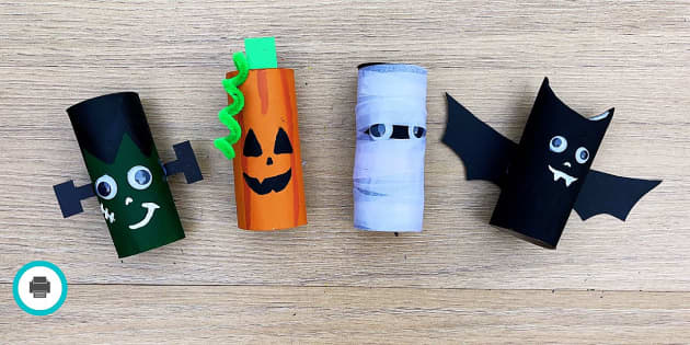 toilet paper roll crafts halloween