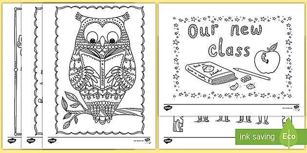 10 Printable Back-to-School Coloring Pages for Kids