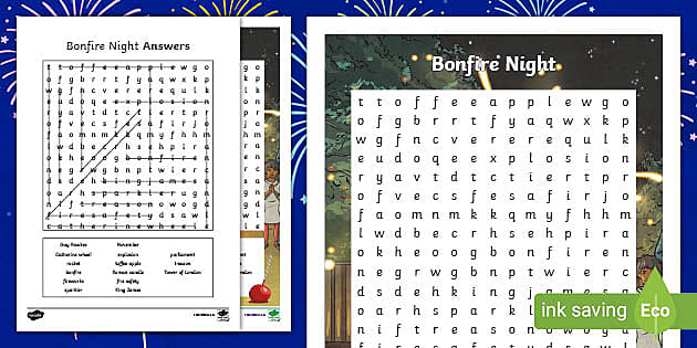 KS2 Bonfire Night Word Search Primary History Wordsearch ks2-bonfire-night-word-search-primary-history-wordsearch