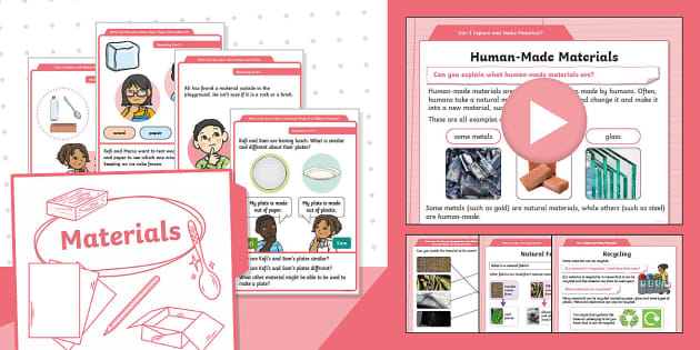 Step Into Science: Y2: Autumn: Block 3: Materials: Steps 1 To 10