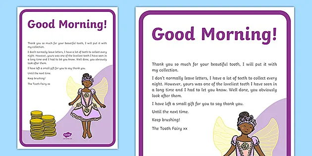 PERSONALISED Photo Children's Book The Tooth Fairy Story Girls Gift Tooth 