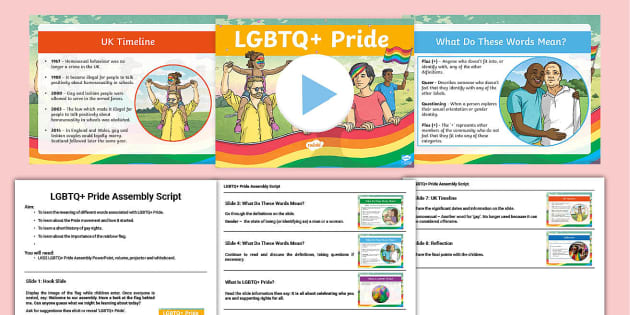 LKS2 LGBT+ Pride Assembly Pack (teacher made) - Twinkl