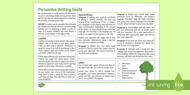persuasive writing techniques ks3 The resource contains a powerpoint presentation covering persuasive writing techniques, with notes in the booklet/worksheets i started lesson one with persuasive techniques bingo (from teachit) to illustrate the range of rhetorical techniques before focusing students on the 8 techniques in the persuade mnemonic. persuasive writing techniques ks3 The resource contains a powerpoint presentation covering persuasive writing techniques, with notes in the booklet/worksheets i started lesson one with persuasive techniques bingo (from teachit) to illustrate the range of rhetorical techniques before focusing students on the 8 techniques in the persuade mnemonic.