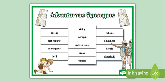 synonyms for adventurous journey