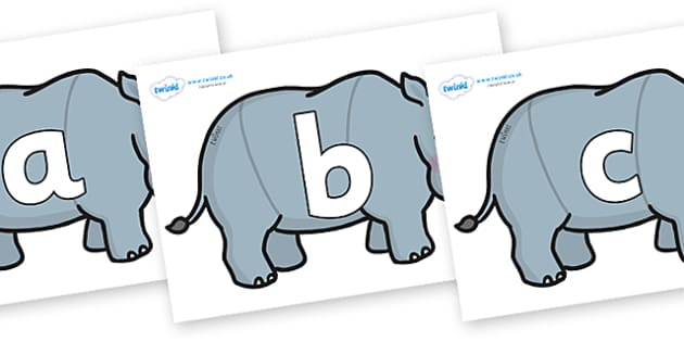 FREE! - Phoneme Set on Rhinos (teacher made) - Twinkl