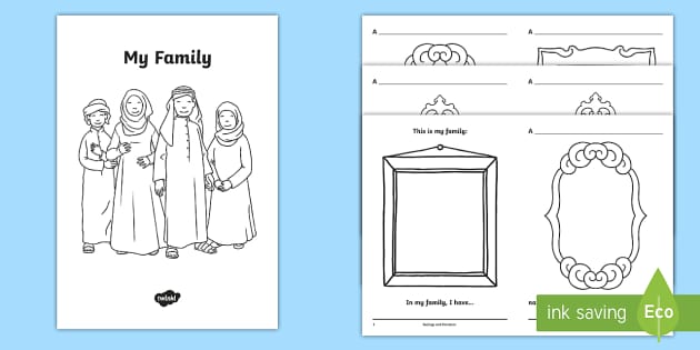 My Family Activity Booklet teacher Made Twinkl