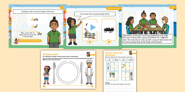 Phonics: Level 5: Week 10: Lesson 3 'ch' saying /k/ and /sh/