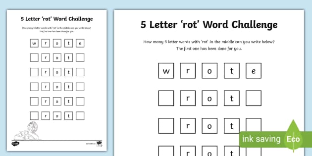 5 letter word with roct