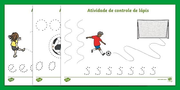 Jogo de contagem de quantos jogos de bola de futebol educacional